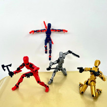 Figurines T13 3D – 4 Packs Robot Mécanique Cadeaux Enfants