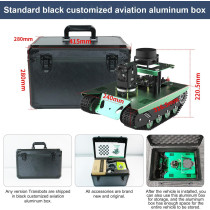 Yahboom AI Robot Kit with Jetson Nano, Radar & Touch Screen – Smart Tank Car