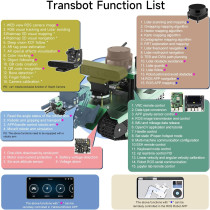 Yahboom AI Robot Kit with Jetson Nano, Radar & Touch Screen – Smart Tank Car