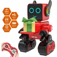 Robot Intelligent Interactif OKK : Contrôle Tactile et Vocal, Danse, Chante, Marche - Rouge