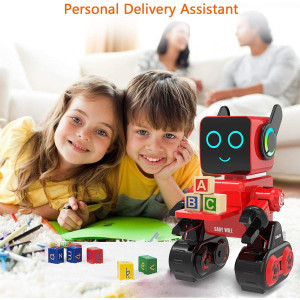 Smart RC Robot Toy for Kids – Programmable, Touch & Sound Control