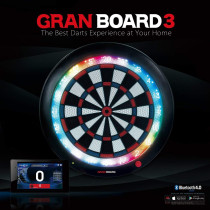 GRANBOARD 3s Bluetooth Electronic Dartboard - Blue Edition