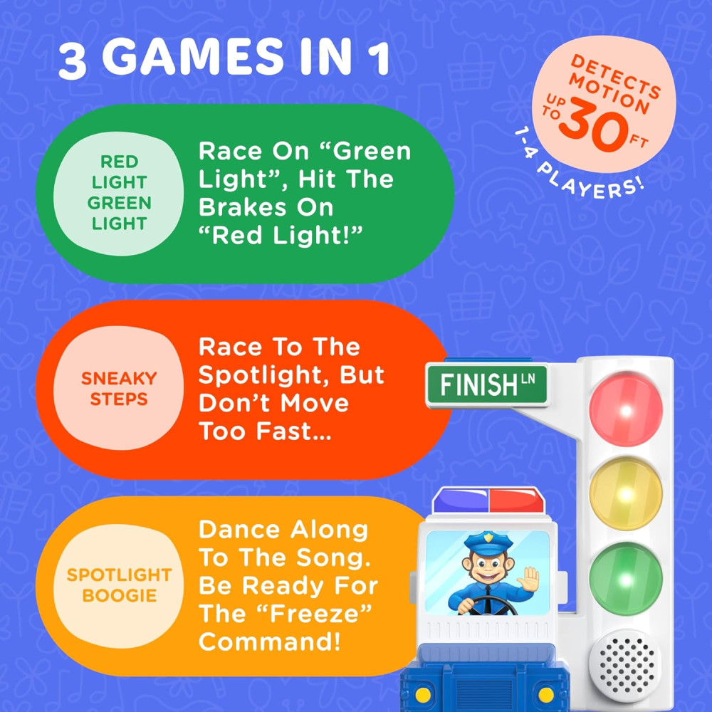 Move2Play Red Light Green Light Game – Fun Motion Sensing Gift for Kids