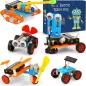 Kit Scientifique Robotique Enfant 5-12 Ans : Construis Ton Propre Robot Voiture!