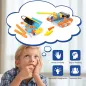 Kit Scientifique Robotique Enfant 5-12 Ans : Construis Ton Propre Robot Voiture!
