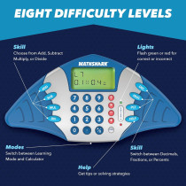 MathShark Electronic Handheld Math Games for Kids – Addition & More