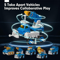 Cadeau Anniversaire Garçon 5 Ans - Jouet STEM 5 en 1 Robot