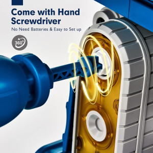 Hahaland 5 Year Old Birthday STEM Toy - 5 in 1 Take Apart Truck Robot