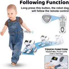 Robot Chien Télécommandé: Jouet Interactif Musical et Dansant pour Enfants