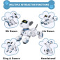 Robot Chien Télécommandé: Jouet Interactif Musical et Dansant pour Enfants