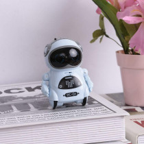 GoolRC Mini Pocket Robot – Interactive Voice, Singing & Dancing Toy (Blue)
