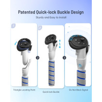 ZYBER Gorilla Tag Long Arms VR Controller Grips for Meta Quest 3S/3