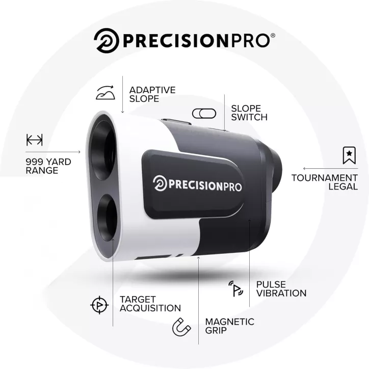 Télémètre Golf Precision Pro NX9: Précision 900 Yards, Inclinaison & Aimant, Vision 6X
