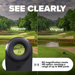 Precision Pro NX9 Golf Rangefinder – 900 Yards, Slope Switch & Flag Lock
