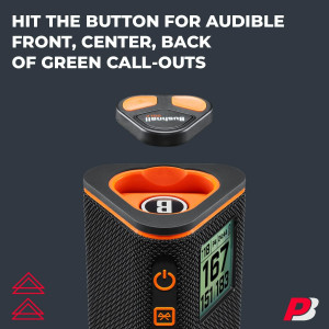 Bushnell Wingman View Golf Speaker Bundle - Bluetooth GPS & Protective Pouch