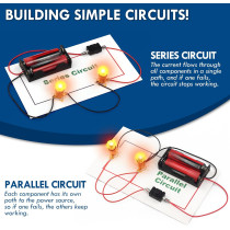 Electric Circuit Kit for Kids 8-12 | STEM Science & Light Bulb Experiment