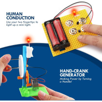 Electric Circuit Kit for Kids 8-12 | STEM Science & Light Bulb Experiment