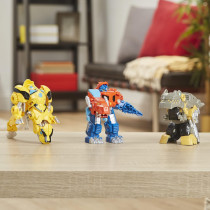 Transformers Playskool Primal Team-Up 3-Pack with Optimus, Bumblebee & Grimlock