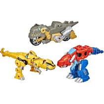 Transformers Playskool Primal Team-Up 3-Pack with Optimus, Bumblebee & Grimlock