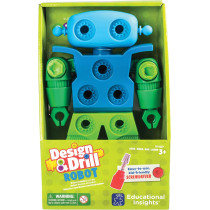 Educational Design & Drill Robot Toy - STEM Construction Set for Kids 3+