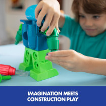Educational Design & Drill Robot Toy - STEM Construction Set for Kids 3+