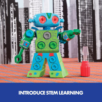 Educational Design & Drill Robot Toy - STEM Construction Set for Kids 3+