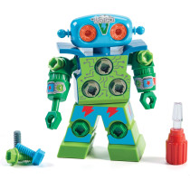 Educational Design & Drill Robot Toy - STEM Construction Set for Kids 3+