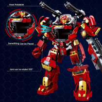 Mech Robot Building Kit for Adults – 588 Pieces City Warrior Toy Set