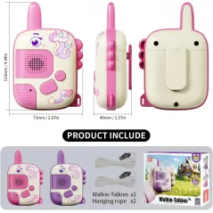 Walkie Talkies Licorne 2 Pack - Cadeau Anniversaire Filles