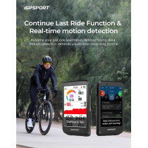 iGPSPORT BiNavi Bike Computer: Touch GPS, Navigation & Music Control