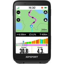 iGPSPORT BiNavi Bike Computer: Touch GPS, Navigation & Music Control