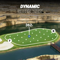 Blue Tees Golf Ringer: Magnetic GPS Range Finder & Touch Screen Display