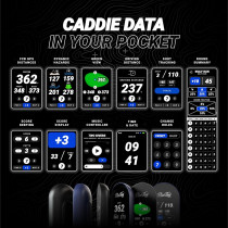 Blue Tees Golf Ringer - GPS Golf Magnétique Étanche 10h