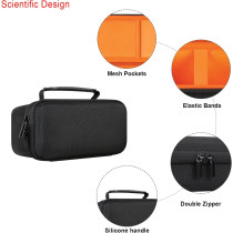 Elonbo Carrying Case for Bushnell Wingman View GPS Golf Speaker - Black
