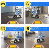 Robo Inventor Kit: Programmable STEM Robot Toy for Kids 8-16, App & Remote Control, Educational Building Blocks