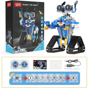 STEM Robot Toys for Kids 8-16 | Programmable Building Block Kit