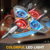 4DRC V17 Foam RC Airplane Toy for Kids & Adults – Stunt Jet with Light