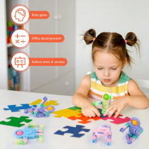 Hanaive 24 Pcs Fidget Spinners Transformables - Anti-Stress