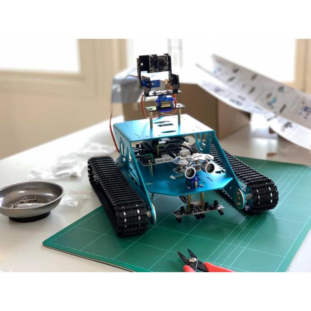 Yahboom AI Robot Tank Chassis Kit for Raspberry Pi 4B - DIY Robotics