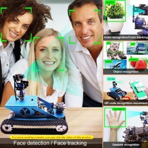 Yahboom AI Robot Tank Chassis Kit for Raspberry Pi 4B - DIY Robotics