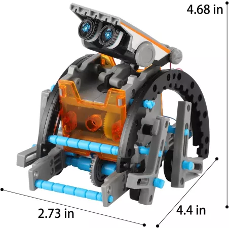 Kit Robot Solaire STEM 12-en-1 Lucky Doug pour Enfants 8-13 ans