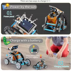 Kit Robot Solaire 12-en-1 Lucky Doug : LAventure Scientifique et Créative pour Enfants !
