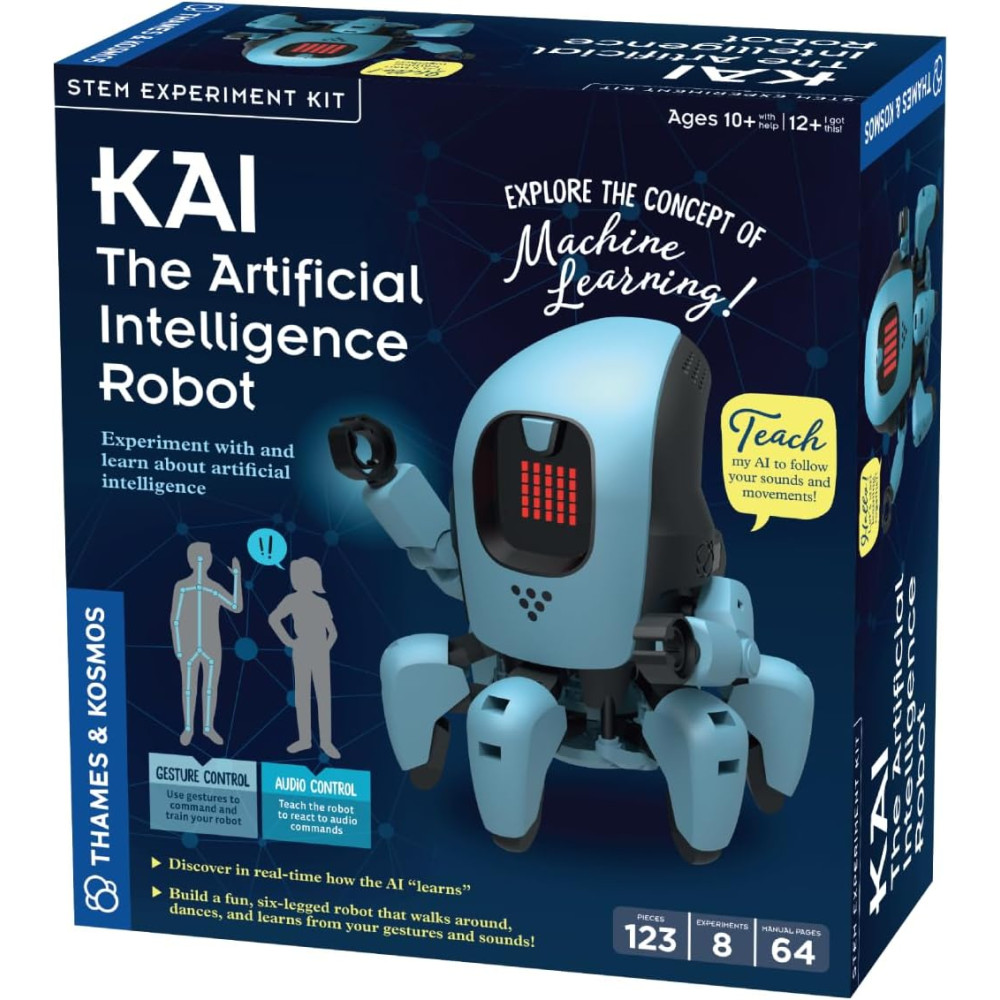 Thames & Kosmos Kai: Build & Explore AI Robot for Kids | App-Enabled