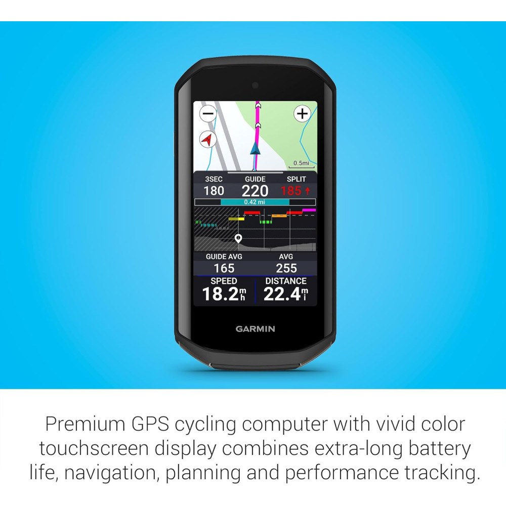 Garmin Edge 1050®: Premium Cycling Computer with Vivid Touchscreen & Alerts