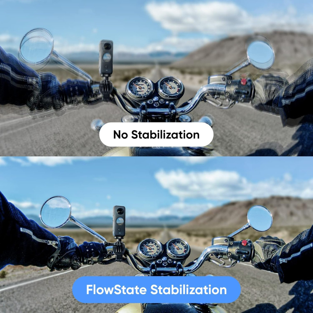 Insta360 ONE X2 : Caméra 360° Étanche 5.7K, Stabilisation