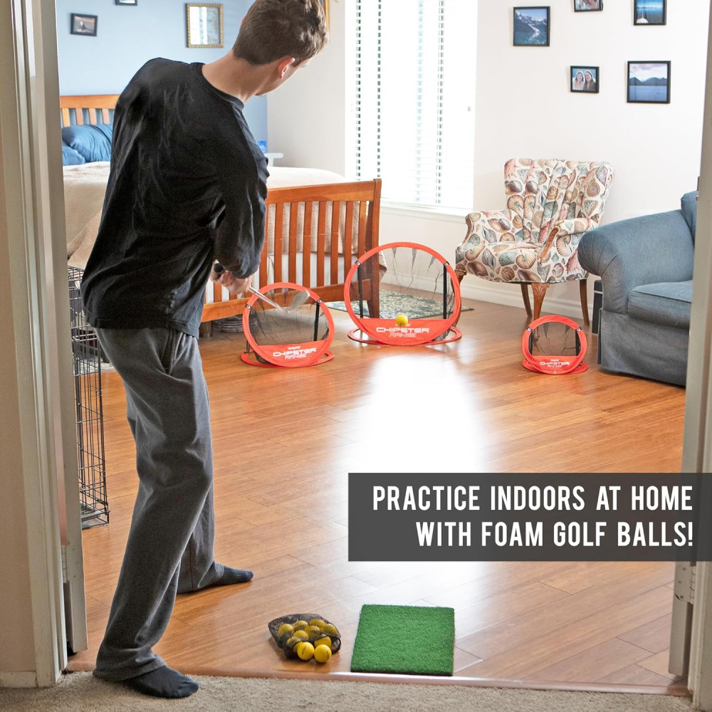 GoSports Chipster 3-Piece Golf Chipping Practice System with Targets