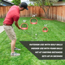 GoSports Chipster 3-Piece Golf Chipping Practice System with Targets