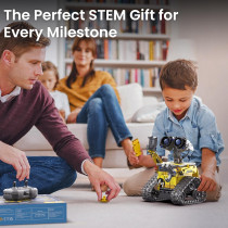 Sillbird 5in1 Robot Building Kit with Remote Control - STEM Toy for Kids 8-13