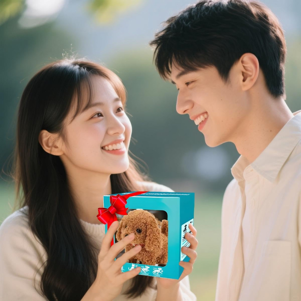 2025 Realistic Interactive Robot Dog Puppy Toy – Smart AI Pet Gift