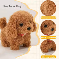 2025 Realistic Interactive Robot Dog Puppy Toy – Smart AI Pet Gift